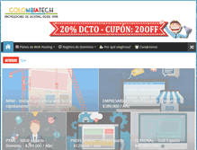 Tablet Screenshot of colombiatech.com